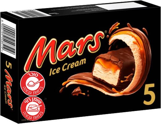 מארס גלידה חמישיה 200 גרם