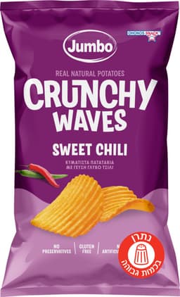 גמבו-ציפס גלים צילי מתוק לל"ג 90 גרם