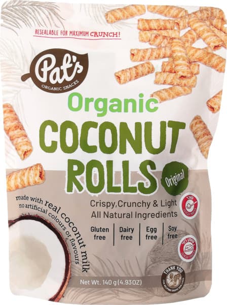 חטיף רולים קוקוס טבע