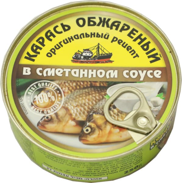 דג קרס זהוב ברוטב שמנת חמוצה 250 גר