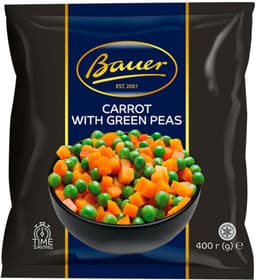 אפונה ירוקה וגזר 400