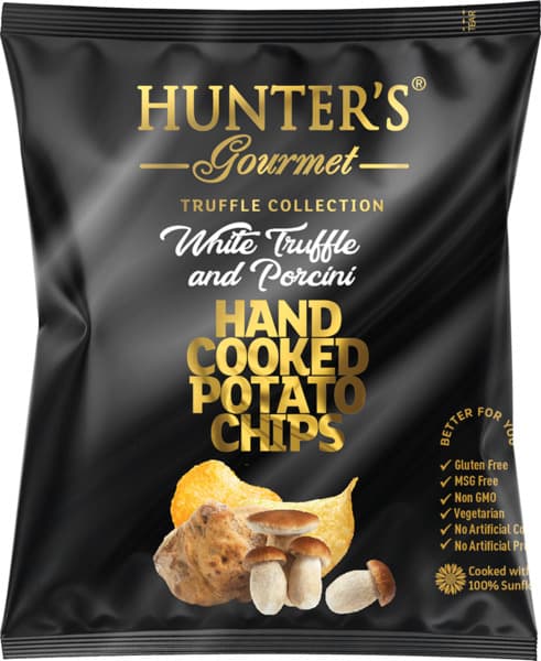 חטיף ציפס בטעם כמהין לבן ופורציני 25 ג