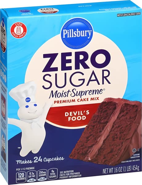 תערובת לעוגה דווילס פוד ללתס פילסברי454ג