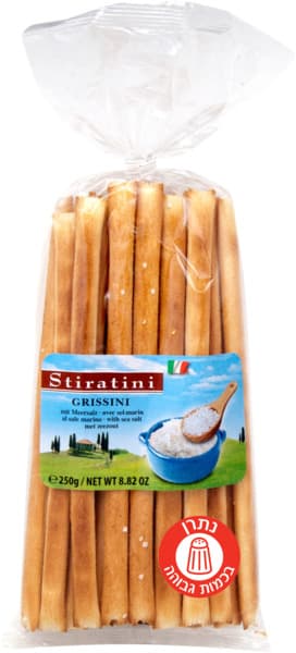 מקלות אפויים עם מלח ים 250 גר גונץ