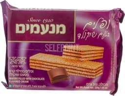 וופל בטעם שוקולד 200 ג' מנעמים