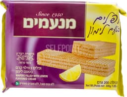 וופל בטעם לימון 200 ג' מנעמים