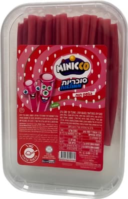 מיניקו גומי תות ממולא 200 גר