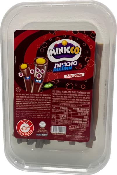 מיניקו גומי קולה ממולא 200 גר