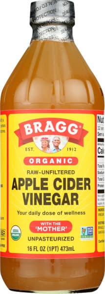 חומץ תפוחים אורגני לא מסונן 473 מ"ל