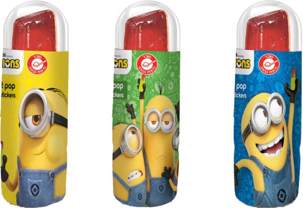 גונץ-מיניונים לקקן פופ סוכריות קשות 15ג