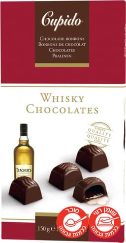 קופידו-פרלינים בלגים במילוי ויסקי טיצרס