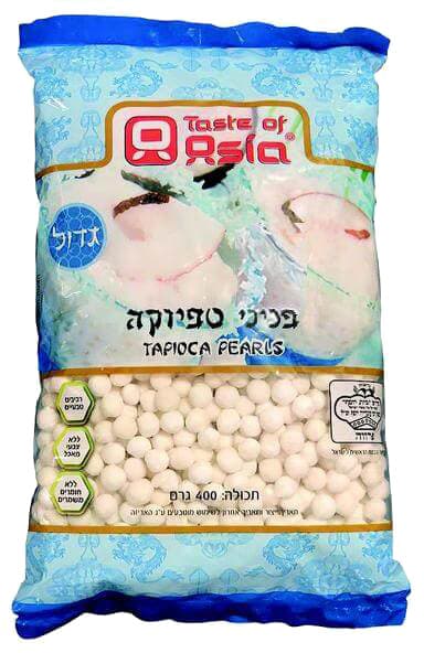 גרגרי טפיוקה גדולים.