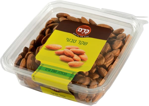 שקד טבעי 200 גר