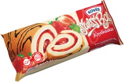 רולדה במילוי קרם וניל ותות סויס רול 175ג