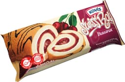 רולדה במילוי קרם וניל דובדבן סויס רול175