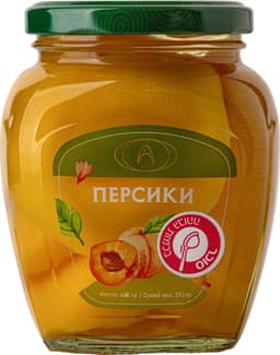 אפרסק צהוב בסירופ קל