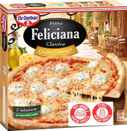 פיצה Feliciana עם ארבע גבינות קפואה אפוי