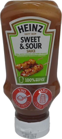 רוטב היינץ חמוץ מתוק 220 מ"ל