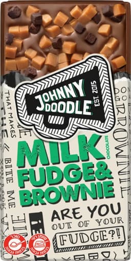 שוקולד גוני דודל חלב פאדג ובראוניס 150 ג