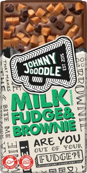 שוקולד גוני דודל חלב פאדג ובראוניס 150 ג