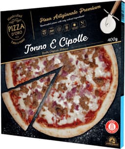 פיצה טונה ובצל סגול
