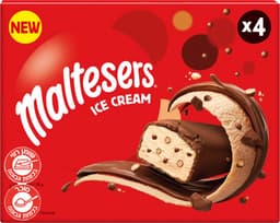 מלטיזרס חטיף גלידה רביעיה 152 גרם