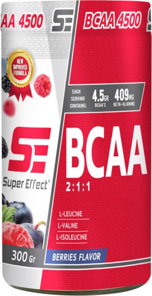 BCAA אבקה בטעם פירות יער 300 גרם