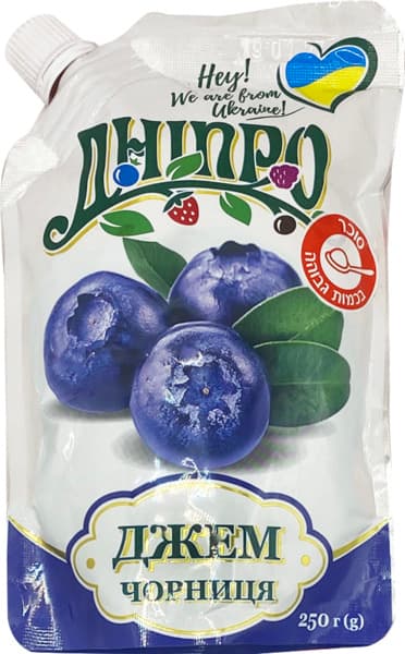 ריבת אוכמניות 250 גר