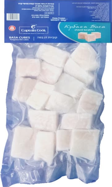 קוביות דג בסה 500 גר
