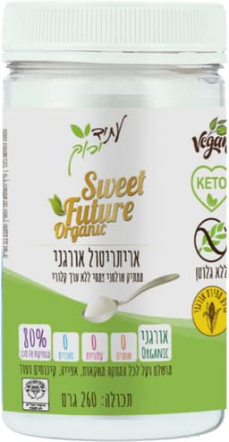 ממתיק אריתריטול אורגני 260 גרם