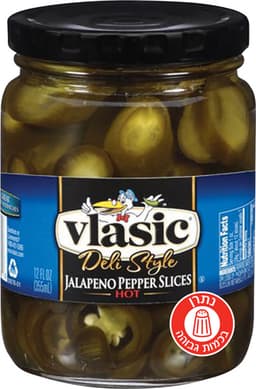 פרוסות חלפיניו חריף ולאסיק 355 מ"ל