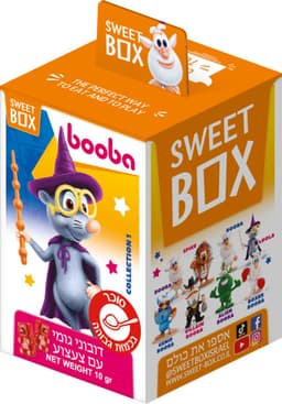צעצוע בובה 1 עם ממתק סוויט בוקס 10 גר