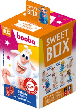 צעצוע בובה 2 עם ממתק סוויט בוקס 10 גר