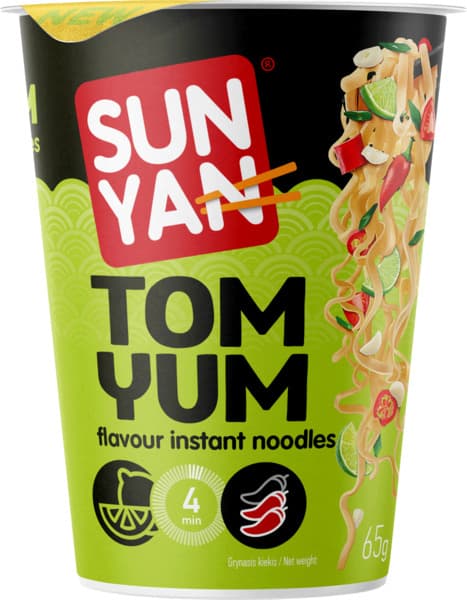 תבשיל אטריות חיטה בטעם טום ים 65 גרם