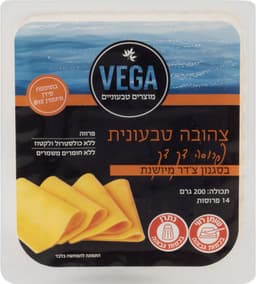 פרוסות טבעונית צ'דר