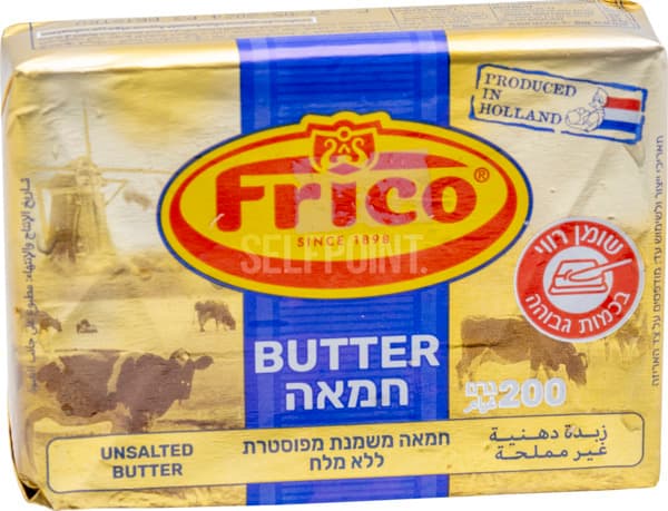 חמאה פריקו הולנד ללא מלח 200 גרם