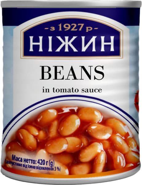 שימורי שעועית ברוטב עגבניות 420 ג NEZHIN