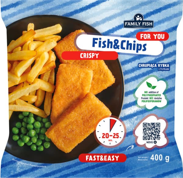 פיש אנד ציפס 400 גרם