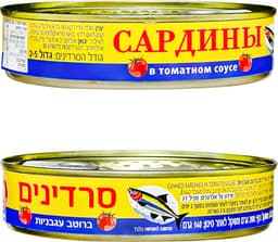 שימורי דג סרדינים בר