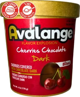 אוולאנג דובדבן קפוא  שוקולד מריר 142 גרם