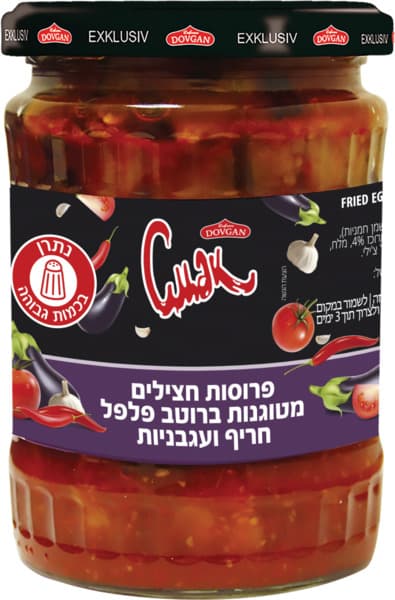 פרוסות חצילים מתוג. ברוטב פלפל חריף 530ג