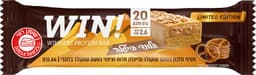 WIN - חטיף חלבון בטעם שוקולד ובייגלה מלוח וציפוי בטעם שוקולד בלונדי 64 גרם