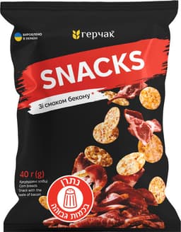 פריכיות תירס בטעם בייקון 40 גרם