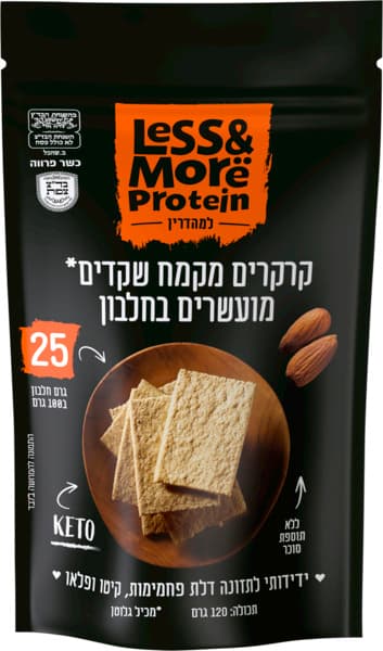 קרקר מקמח שקד וחלבון