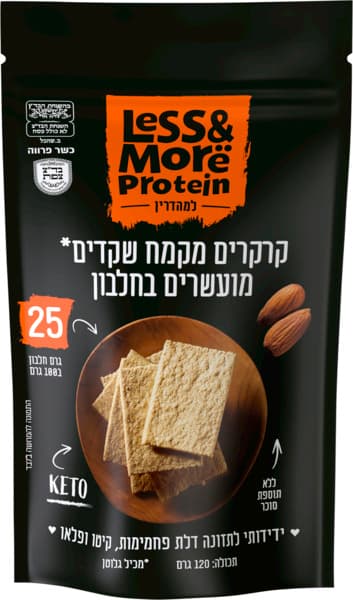 קרקר מקמח שקד וחלבון