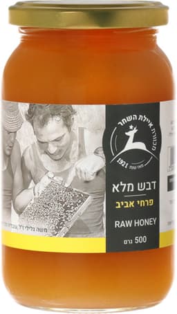 דבש מלא מפרחי אביב 500 גרם