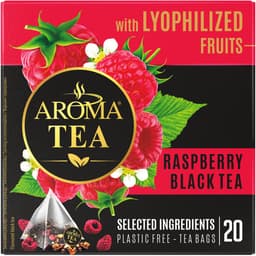 תה שחור פטל פירות וצמחים 30 גר AROMA