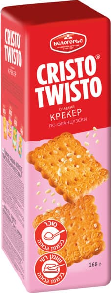 קרקר מתוק עם שומשום בסגנון צרפתי 168 גר