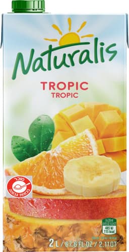 משקה קל פירות טרופיים מפוסטר 2 ליטר