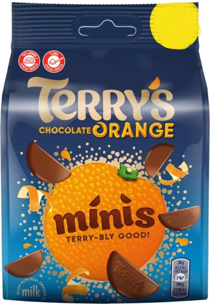 טריז-מיני שוקולד חלב בטעם תפוז 95 גר